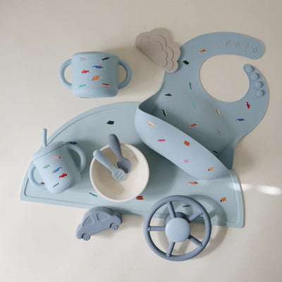 Porta Snack Infantil Mushie Retro Cars - Grande Variedade